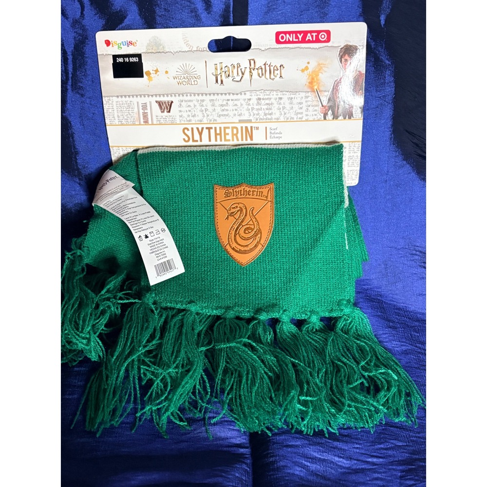Harry Potter Slytherin Scarf Disguise Green Silver Knit Cosplay Costume Target